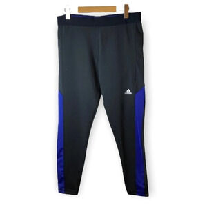 Adidas Techfit  Climalite Medium Compression Black & Purple Leggings
